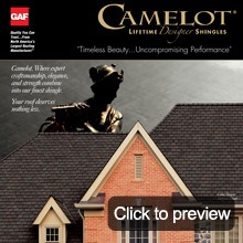 Asphalt shingles camelot brochure