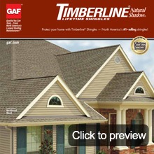 Asphalt shingles Timberling natural shadow brochure