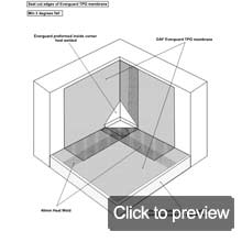 TPO everguard premolded inside corner