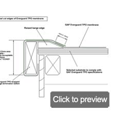 TPO barge wrap detail