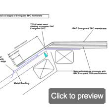 TPO everguard to metal roof