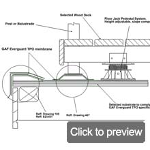 TPO everguard pedestal japck termiation